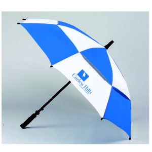 62″ Double Canopy Vented Fiberglass Golf Umbrella